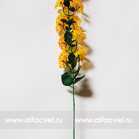искусственные цветы ветка белоспина цвета желтый 1