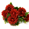 искусственные цветы георгины цвета красный 4