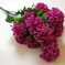 искусственные цветы хризантемы цвета фиолетовый 7