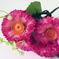 искусственные цветы букет маргаритка-фиалка с добавкой цвета малиновый 11