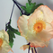 искусственные цветы ветка мака цвета оранжевый с кремовым 23