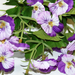 искусственные цветы анютины глазки цвета фиолетовый 7