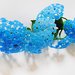 искусственные цветы ветка белоспина цвета синий 12
