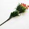 искусственные цветы букет пластиковый хризантемы цвета красный 4