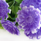 искусственные цветы букет пластиковый хризантемы цвета синий 12