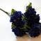 искусственные цветы фиалка цвета синий 12