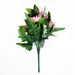 искусственные цветы букет георгинов с добавками цвета белый с розовым 19