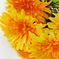 искусственные цветы букет георгин цвета желтый 1