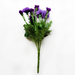 искусственные цветы букет гвоздик цвета фиолетовый 7