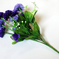 искусственные цветы гвоздики цвета синий 12