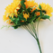 искусственные цветы хризантемы цвета светло-оранжевый 25