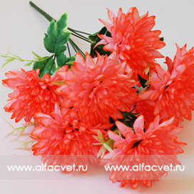 искусственные цветы хризантемы цвета светло-розовый 9