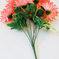искусственные цветы хризантемы цвета светло-розовый 9
