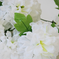 искусственные цветы хризантемы цвета белый 6