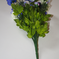 искусственные цветы камелия цвета синий, голубой, белый 48