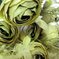 искусственные цветы букет камелий цвета салатовый 39