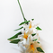 искусственные цветы ветка колокольчика (пластмассовая) цвета белый 6