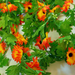 искусственные цветы куст ромашек цвета оранжевый 2