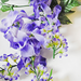искусственные цветы лиана лоза цвета синий с белым 41