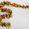 искусственные цветы цепь лиана с ромашками цвета желтый с оранжевым 17