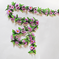 искусственные цветы цепь лиана с ромашками цвета сиреневый 8