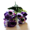 искусственные цветы мак цвета фиолетовый 7
