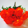 искусственные цветы мак цвета оранжевый 2