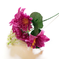 искусственные цветы маргаритка-колокольчик цвета малиновый 11