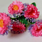 искусственные цветы букет маргариток (розетка) цвета розовый 5