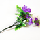 искусственные цветы букет маргариток с добавкой осока цвета фиолетовый 7