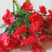 искусственные цветы мох цвета красный 4