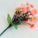 искусственные цветы мох цвета розовый 5