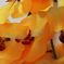 искусственные цветы букет орхидеи цвета желтый 1