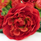 искусственные цветы букет пионов цвета красный 4