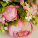 искусственные цветы пион цвета светло-розовый 9
