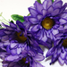 искусственные цветы ромашка цвета синий 12