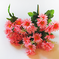 искусственные цветы букет ромашек цвета светло-розовый 9