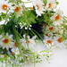 искусственные цветы букет ромашек с добавкой кашка цвета белый 6