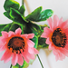 искусственные цветы букет ромашка с осокой цвета светло-розовый 9