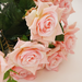 искусственные цветы розы цвета светло-розовый 9