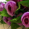 искусственные цветы роза цвета фиолетовый 7
