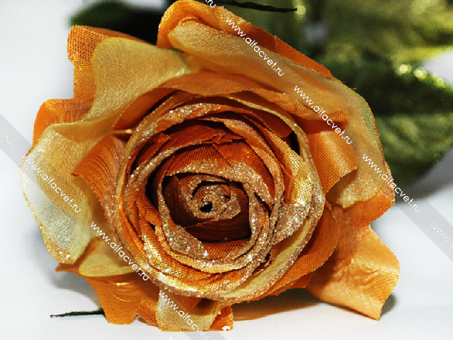 Купить роза с блестками интернет магазин искусственных цветов Альфацвет  Санкт-Петербург