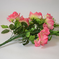 искусственные цветы букет роз с гладиолусом и папоротником цвета розовый 5