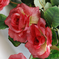 искусственные цветы маленькие розы цвета малиновый 11