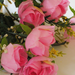 искусственные цветы роза маленькая цвета розовый 5