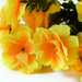 искусственные цветы сакура цвета желтый 1
