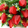 искусственные цветы тюльпаны цвета красный 4