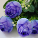 искусственные цветы тюльпаны цвета синий 12