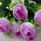искусственные цветы тюльпаны цвета сиреневый 8