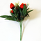 искусственные цветы тюльпаны цвета красный 4